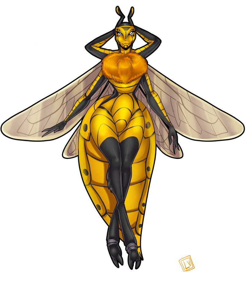 Толстая муха. Monster Musume пчела. Vore Королева пчел. Королева пчел DC.