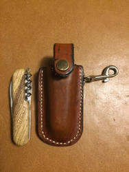 pocket knife and pouch