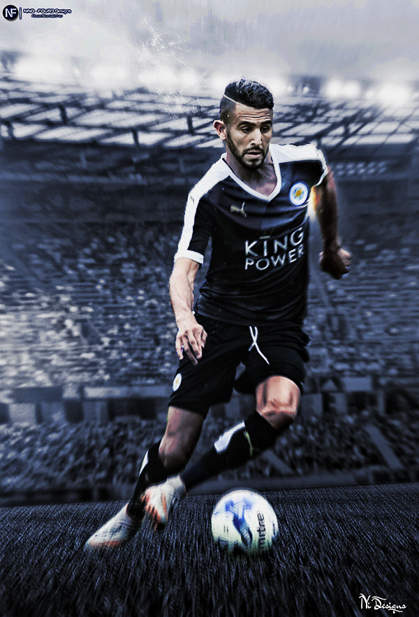 wallpaper mahrez by nino gfx on