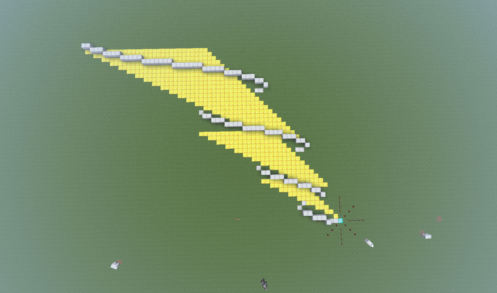 Minecraft Lightning Design Minecrafted lightning bolt by Bush-Master on DeviantArt