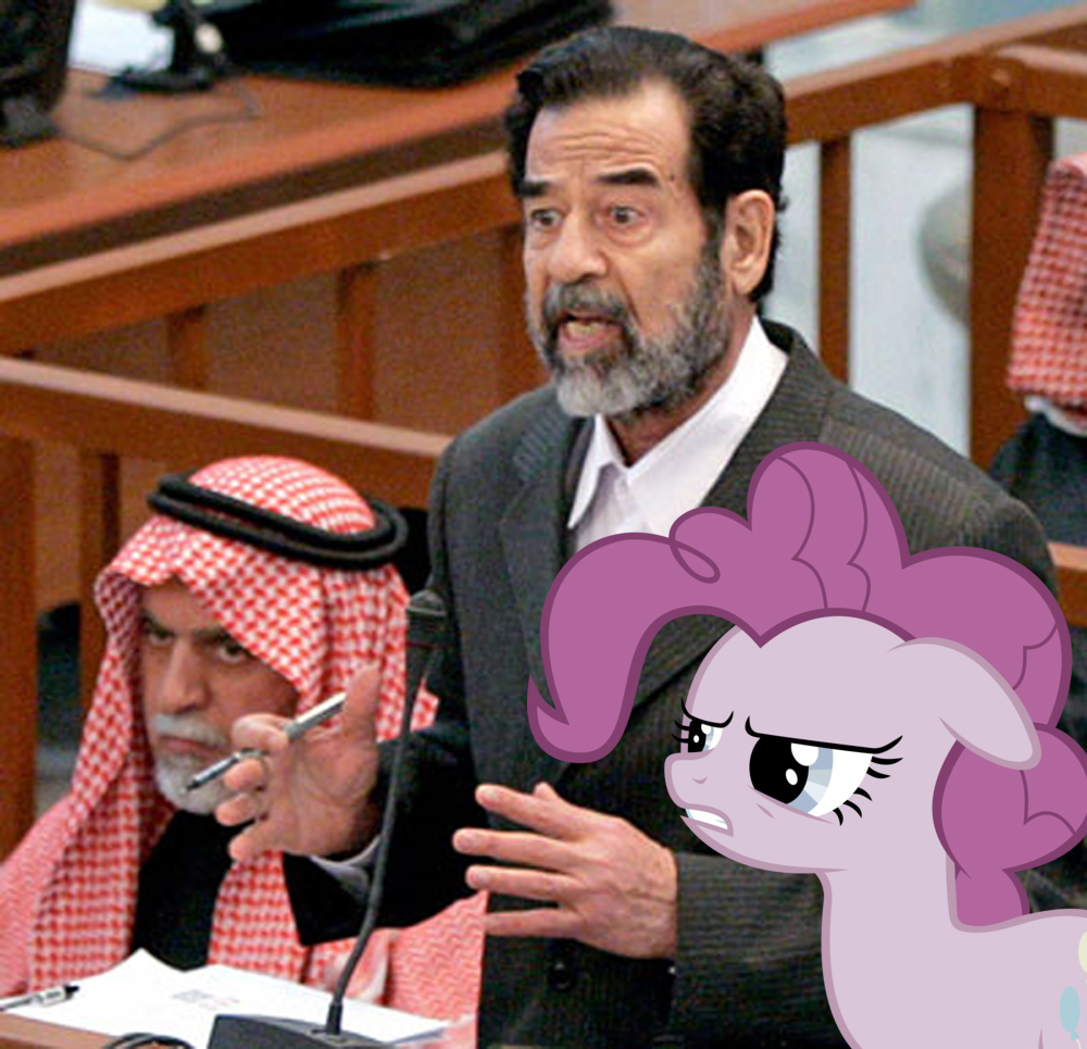 Saddam Hussein And 'Grumpy' Pie