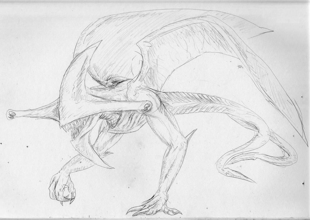 31 Days Of Horror: The Bioraptor by labyrinthodont on DeviantArt