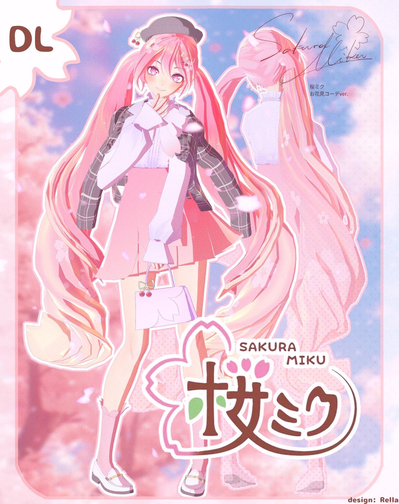 MMD Sakura Miku (Hanami Outfit ver.) DOWNLOAD+ by bibimbaplulu on ...