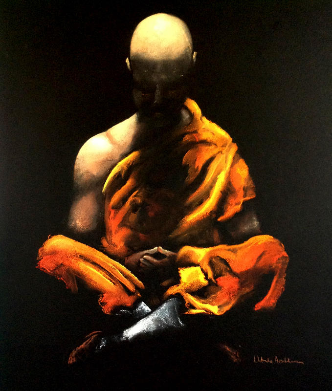 Meditating Shaolin Monk by Enzoda on DeviantArt