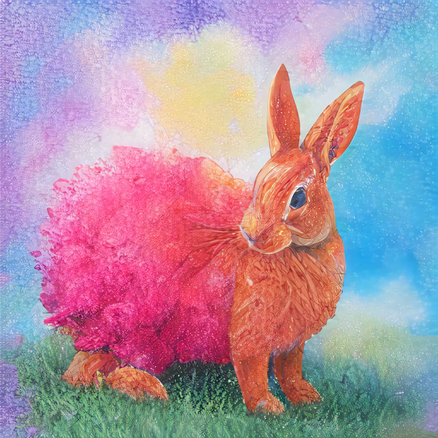 Dissolving Rabbit by JayTar on DeviantArt