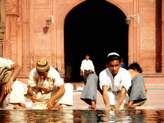 Ablutions In New Delhi