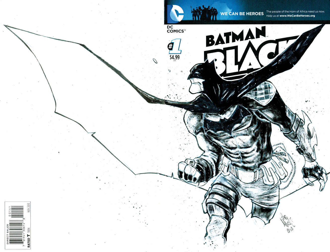 Batman White Cover