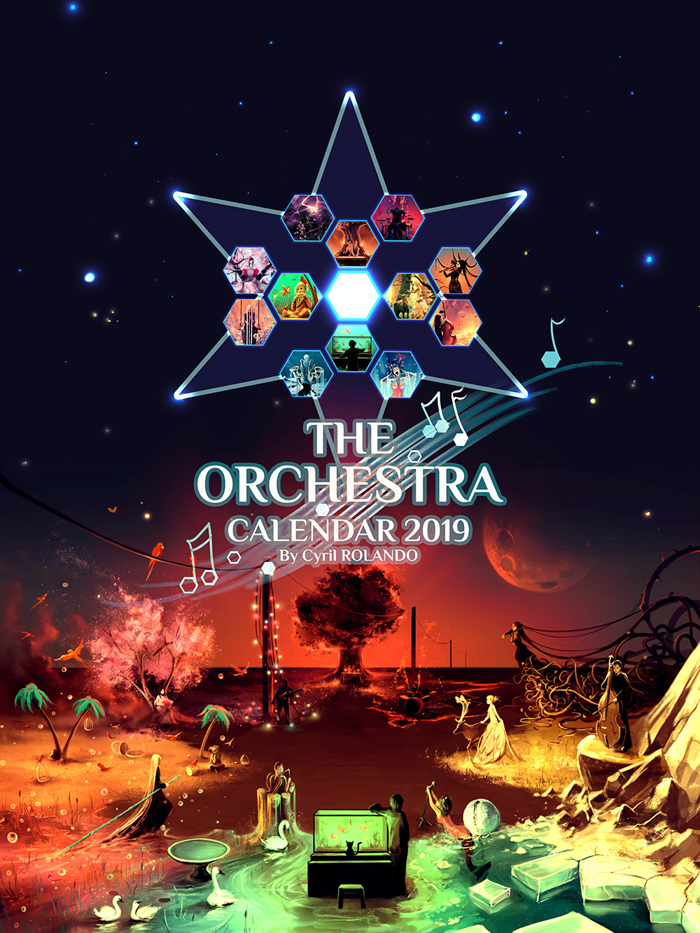 The Orchestra Calendar by AquaSixio on DeviantArt