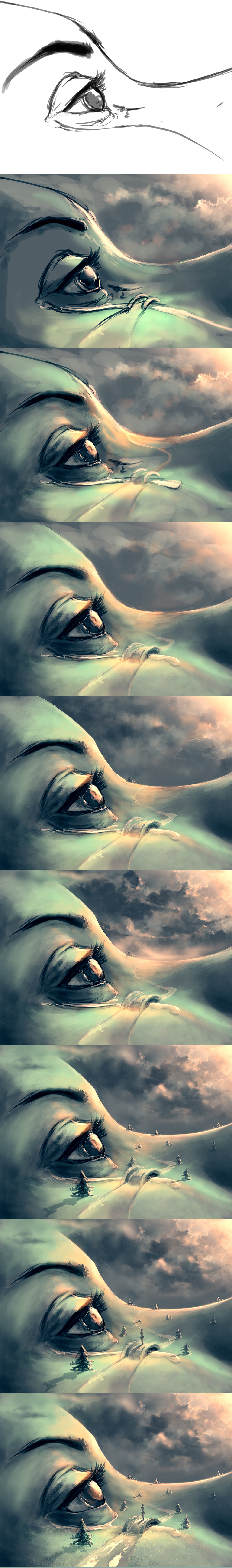 WIP of After the rain
