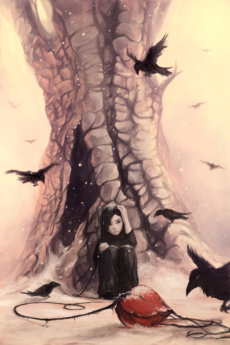 Feeding the crows... by AquaSixio