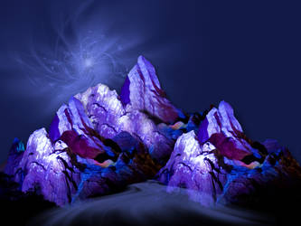 Purple Mountain Majesty Premade BKG Free to Use