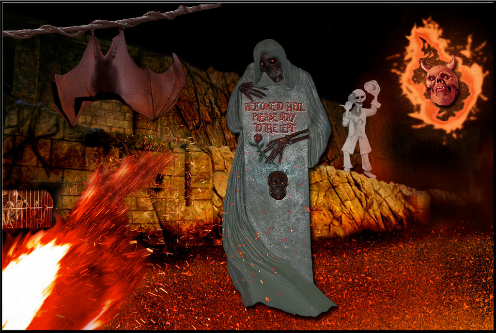 Welcome to Hell - Please Stay to the Left by TheStockWarehouse Welcome to Hell - Please Stay to the Left by TheStockWarehouse