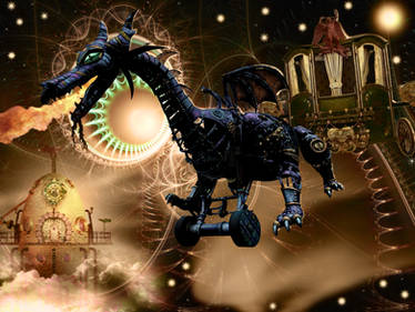 Steampunk Dragon at Work