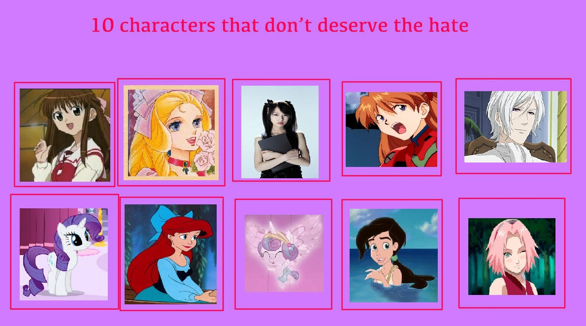 Dislight Characters 10 Characters Who Dont Deserve The Hate and why by Tenshika11 on DeviantArt