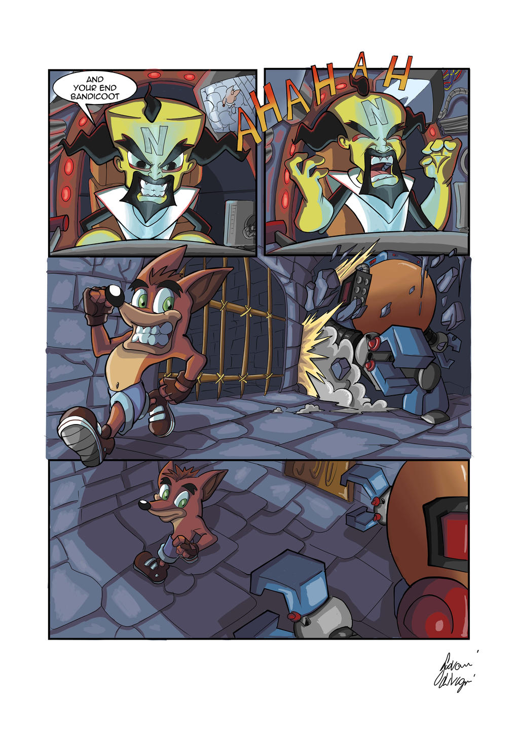 Crash bandicoot comic page by Rasmussen891 on DeviantArt