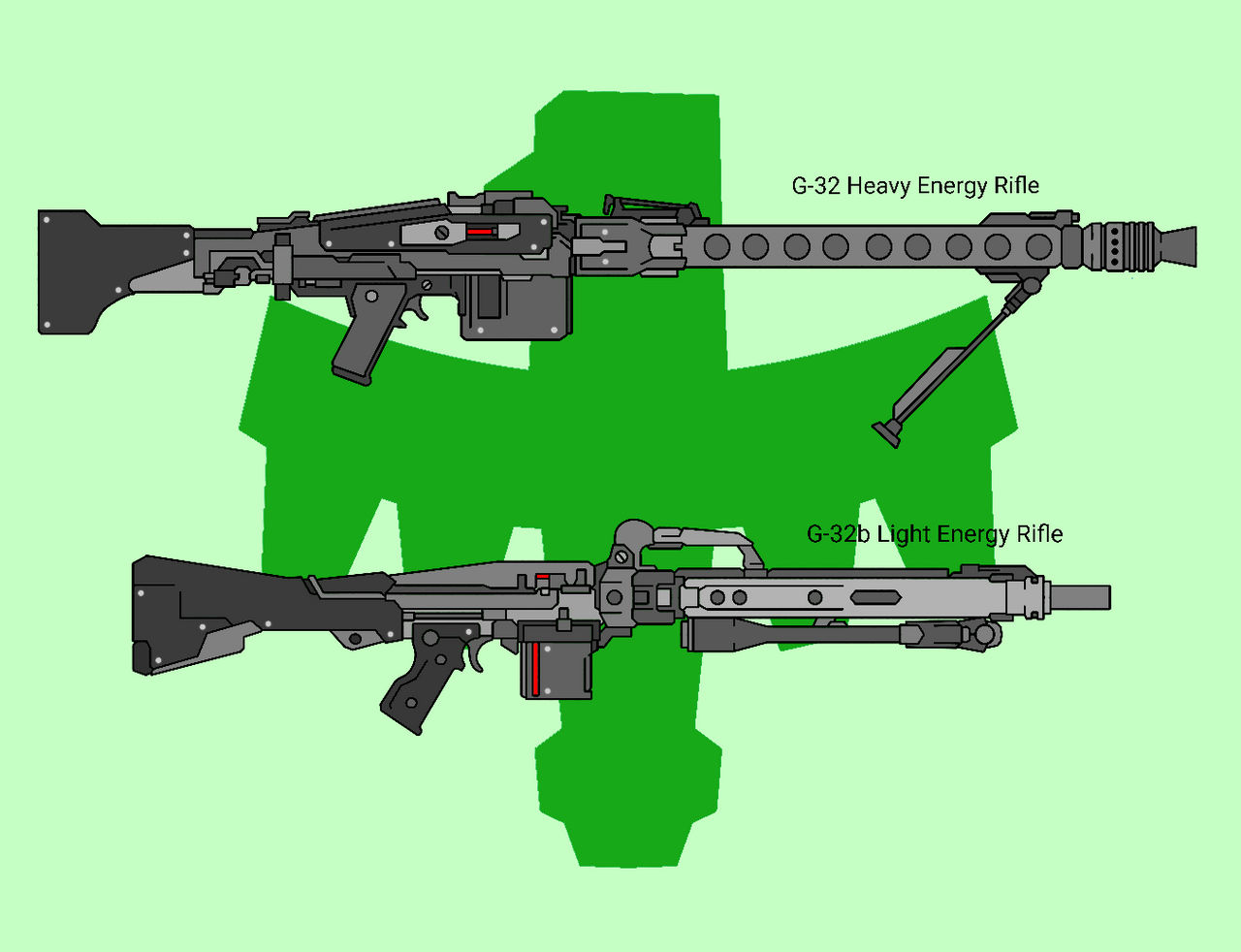 Starship Troopers - G-32 Energy Rifles by PLeeZY56 on DeviantArt