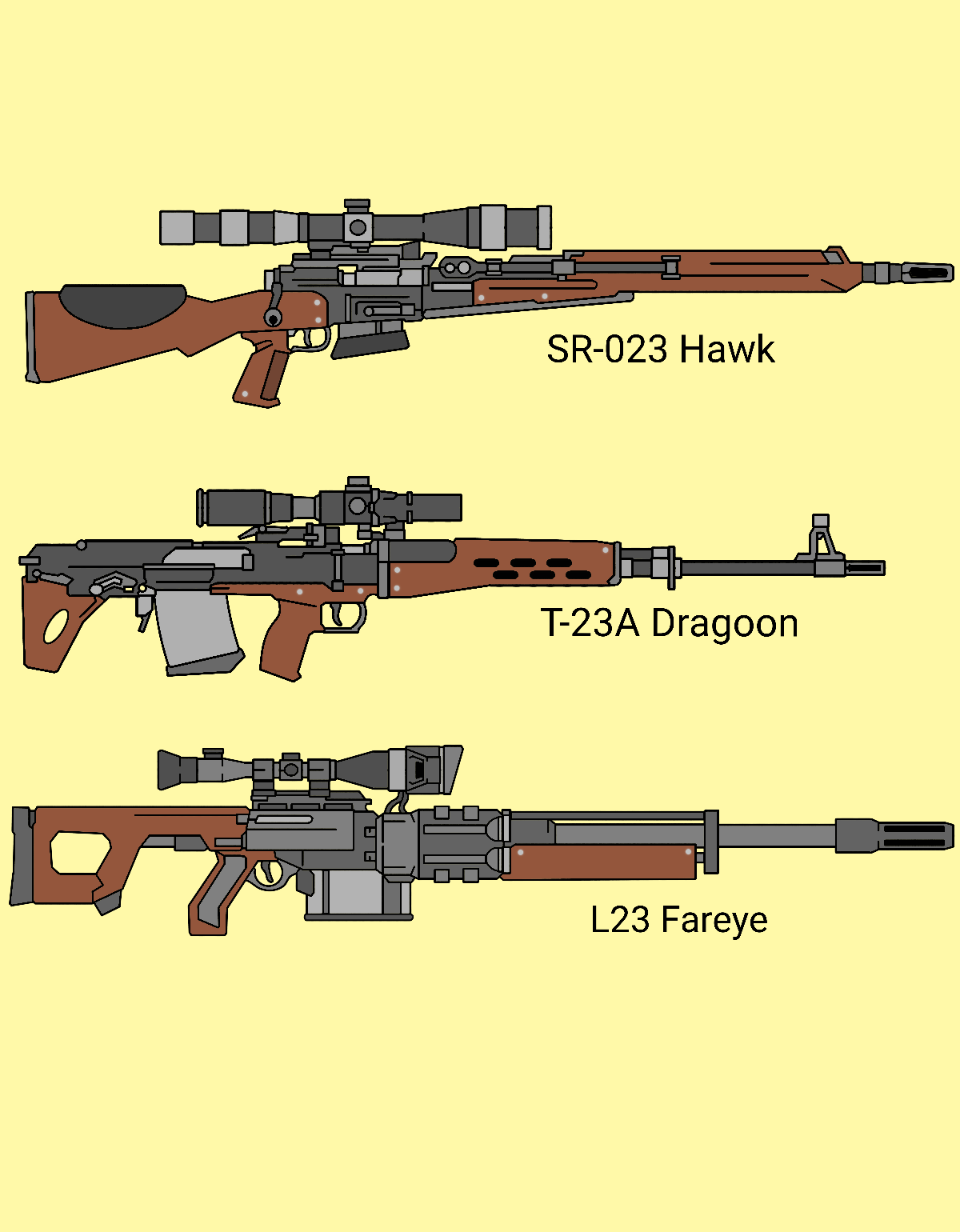 Resistance: Human Sniper Rifles by LezzyMania on DeviantArt