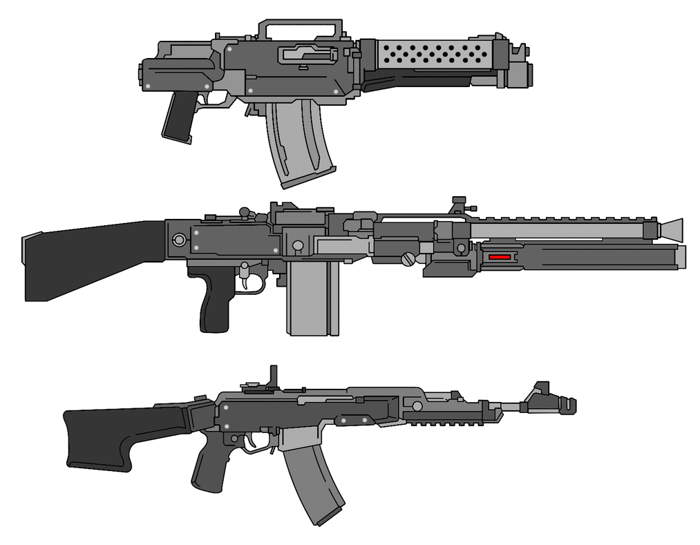 Tech Rifles Deviantart Heavy Gear - Rifles Part 1 by LezzyMania on DeviantArt
