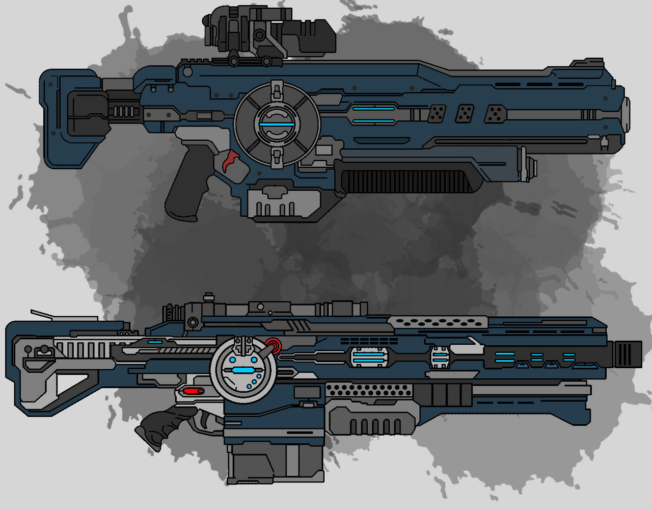 Section 8: Allegiance - AR-548 Rifles by LezzyMania on DeviantArt