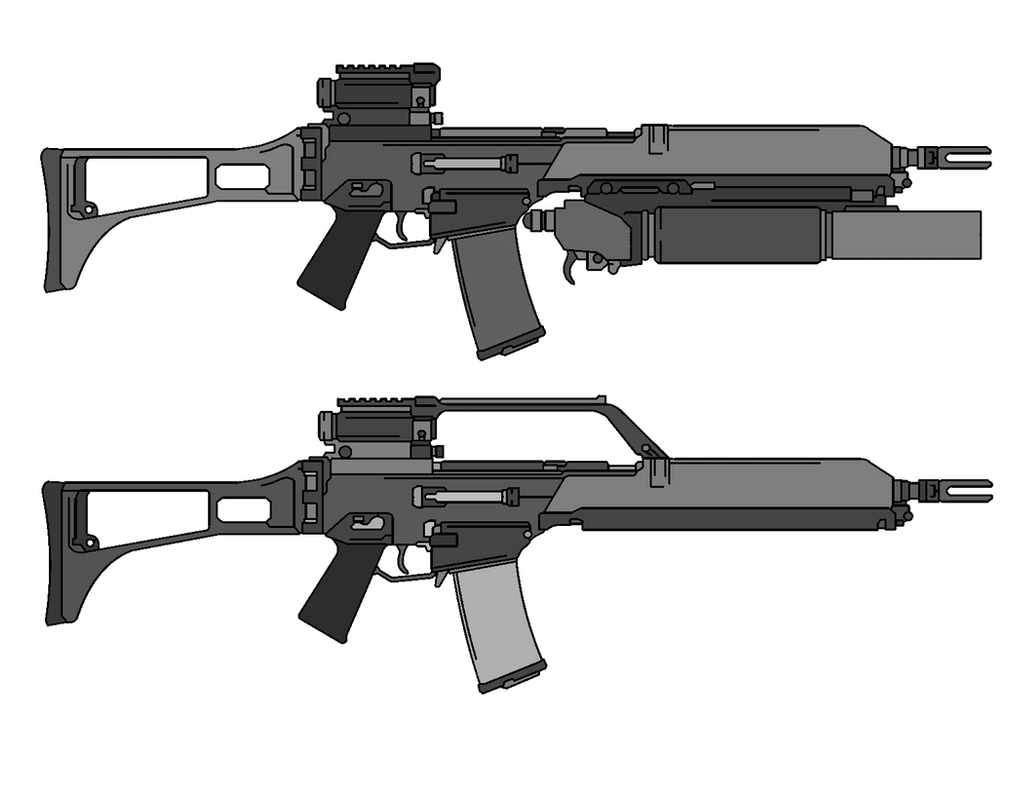 Tech Rifles Deviantart Heavy Gear - Infantry Combat Rifles by LezzyMania on DeviantArt