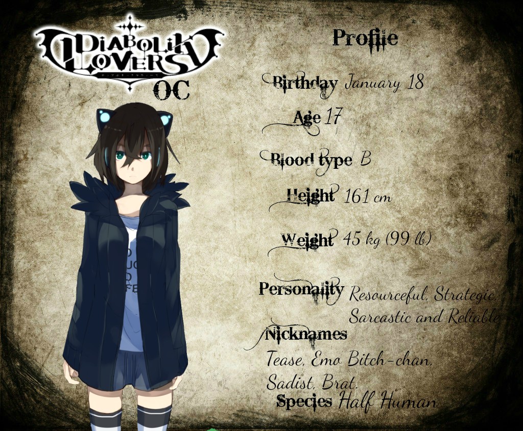 Diabolik Lovers OC: Kitaina Hiyashi by Kira5y67856y5 on DeviantArt Diabolik Lovers OC: Kitaina Hiyashi by Kira5y67856y5 on DeviantArt