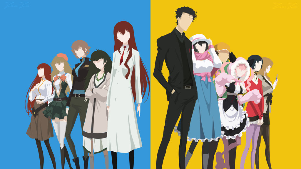Steins Gate Minimalist Characters By The Otakus Life On Deviantart Steins Gate Minimalist Characters By The Otakus Life On Deviantart