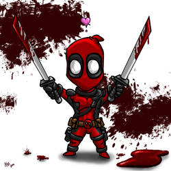 DeadPool Swords up!