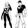 Miss Martian and Superboy
