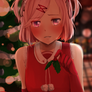 Fan Art: Christmas Natsuki (DDLC)