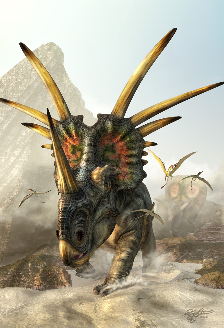 PrehistoricSpikes-Styracosaurus by KMIStudio
