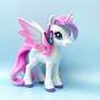 My little pony g3 A white unicorn with wings pink