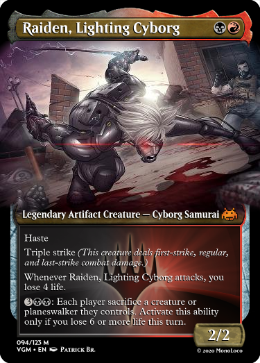 Cyborg Blood Raiden Raiden Lighting Cyborg by MTGmonoloco on DeviantArt