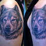 Wolf tattoo realistic