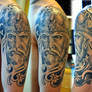 Viking half sleeve healed