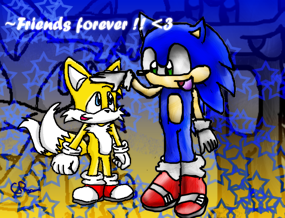 Sonic Tails Friends Forever