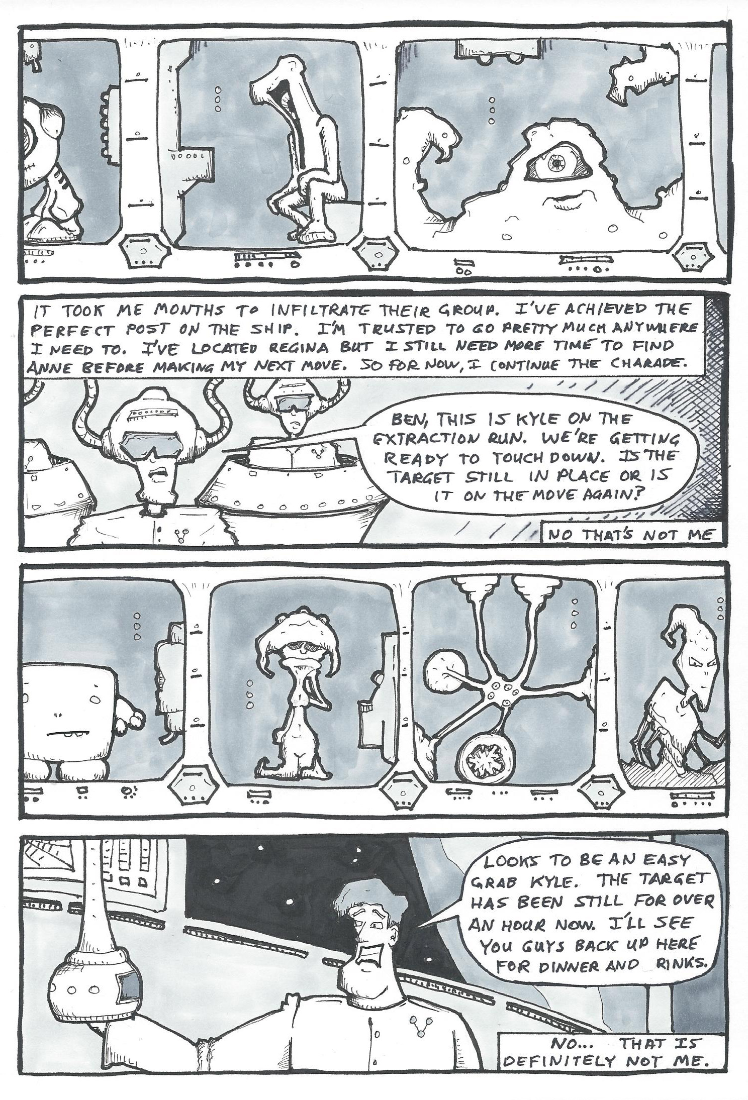 24 Hour Comic Book Day - Errant Chase Page 2