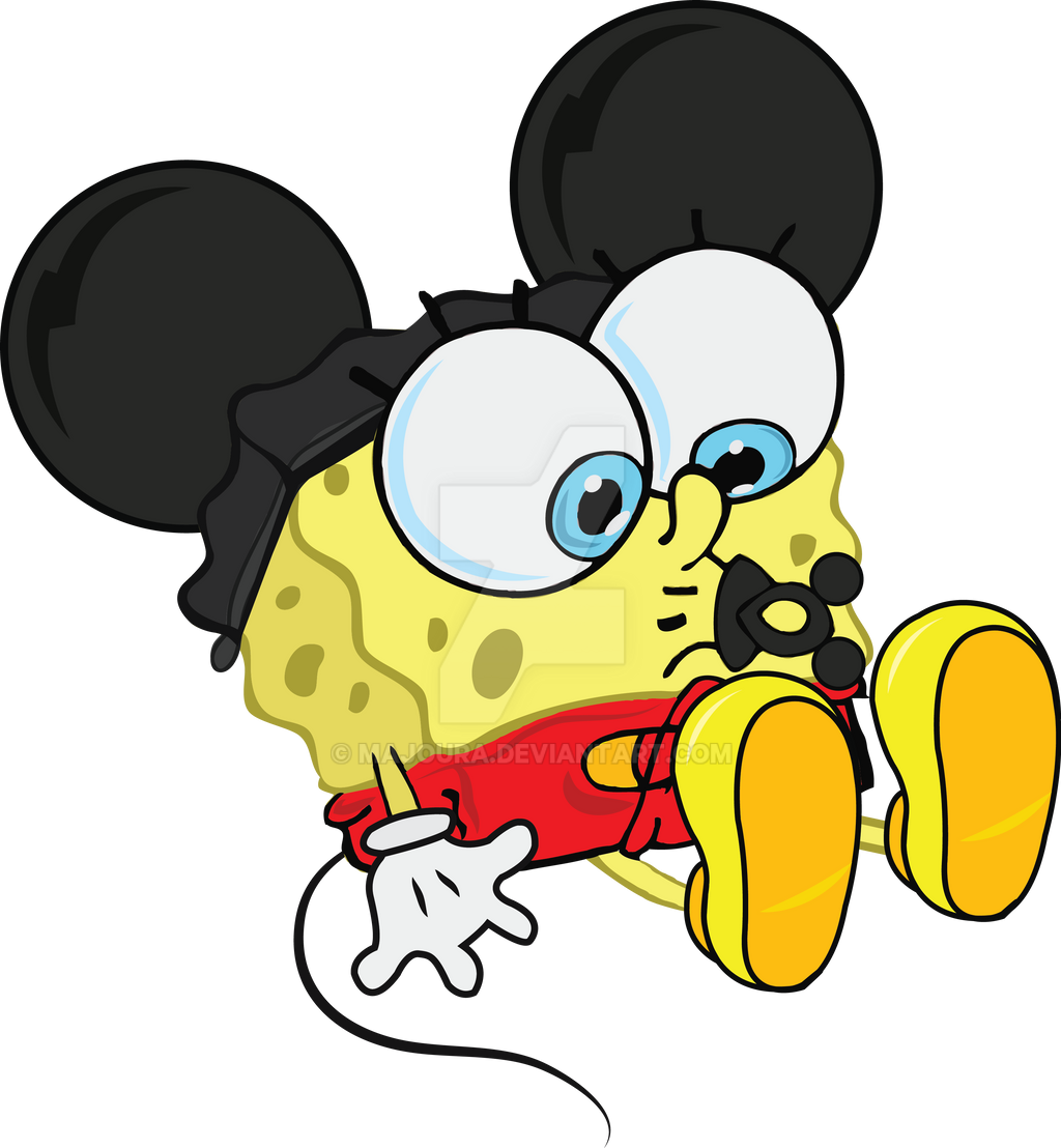 Baby Spongebob/Mickey Mouse Collab! by majoura on DeviantArt