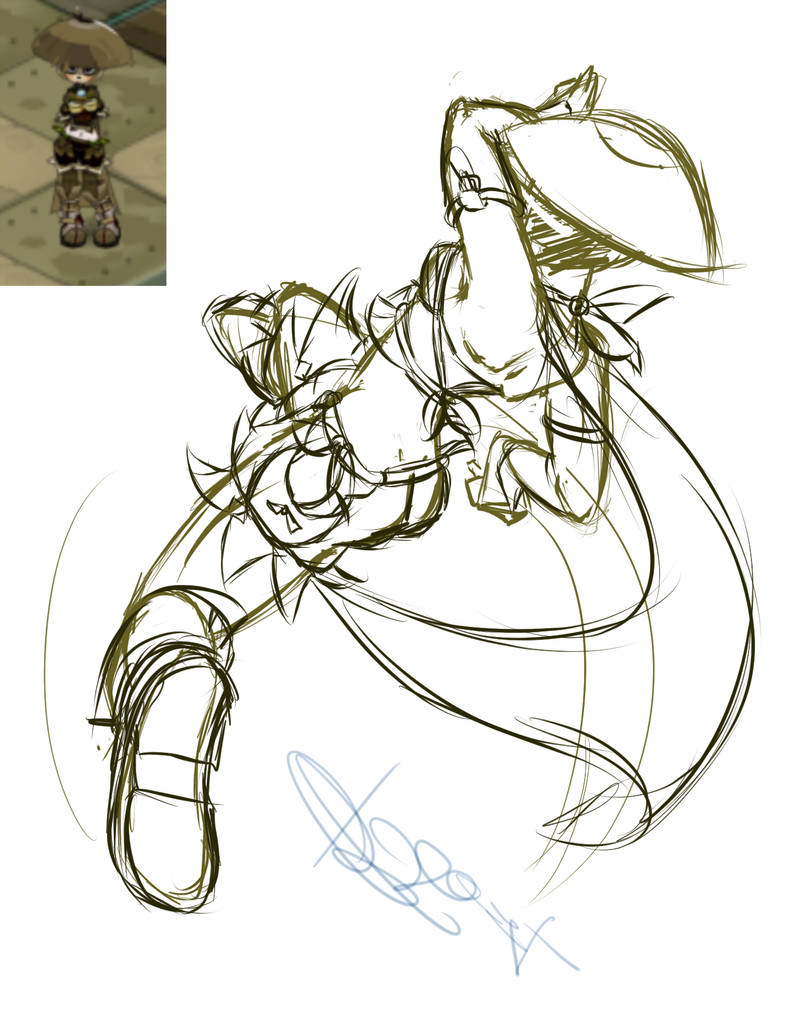Noe Deviantart Commission: Noe (sketch) by Laeith on DeviantArt