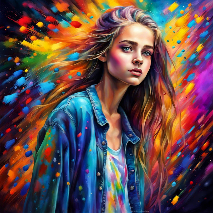 The mysterious girl, ruler of the color realm by Excalibur-100 on ...