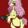 Fluttershy With Chainsaw