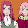 Kushina and Sakura