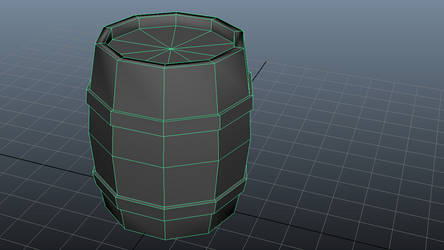 Low Poly Barrel