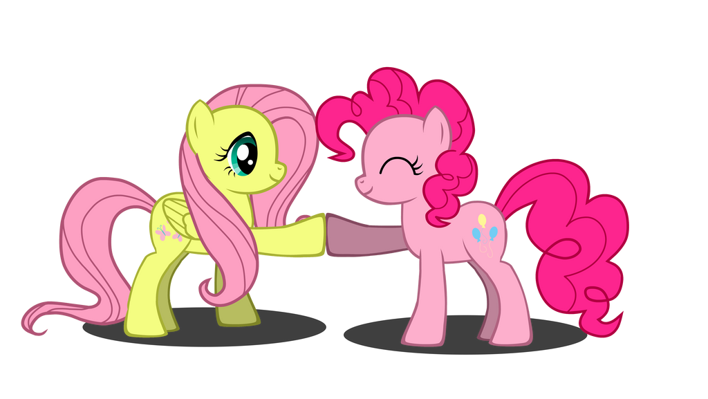 Brohoof MLP:FIM Fluttershy n Pinkiepie /)( Brohoof /)( by MLPBlueRay on DeviantArt