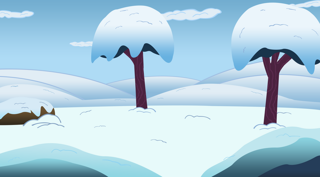 MLP Vector Background - Winter by MLPBlueRay on DeviantArt