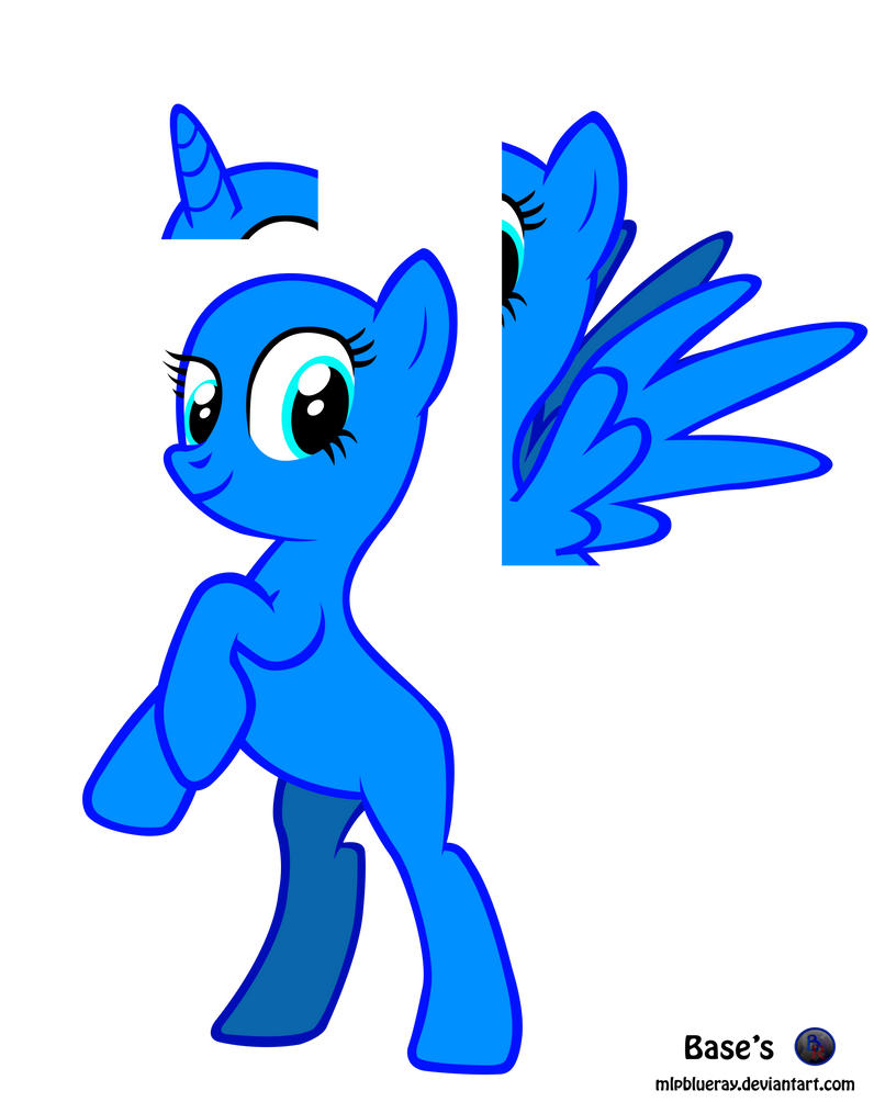 MLP Vector Base /Free2Use by MLPBlueRay on DeviantArt