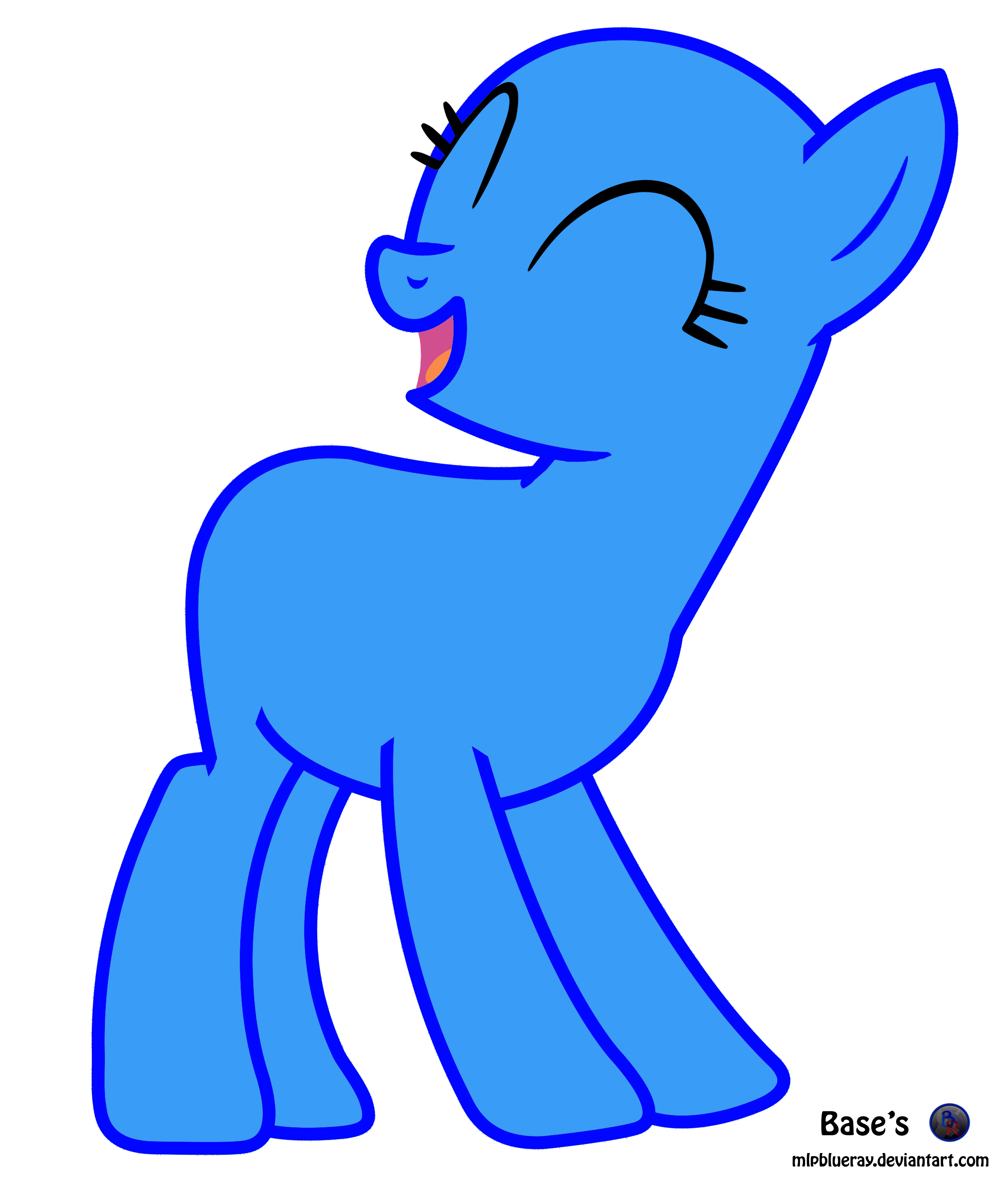 MLP Vector Base /Free2Use by MLPBlueRay on DeviantArt