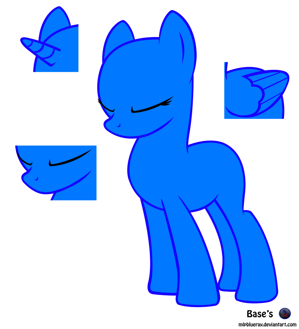MLP Vector Base /Free2Use by MLPBlueRay on DeviantArt