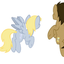 MLP Vector - Derpy n Dr. hooves