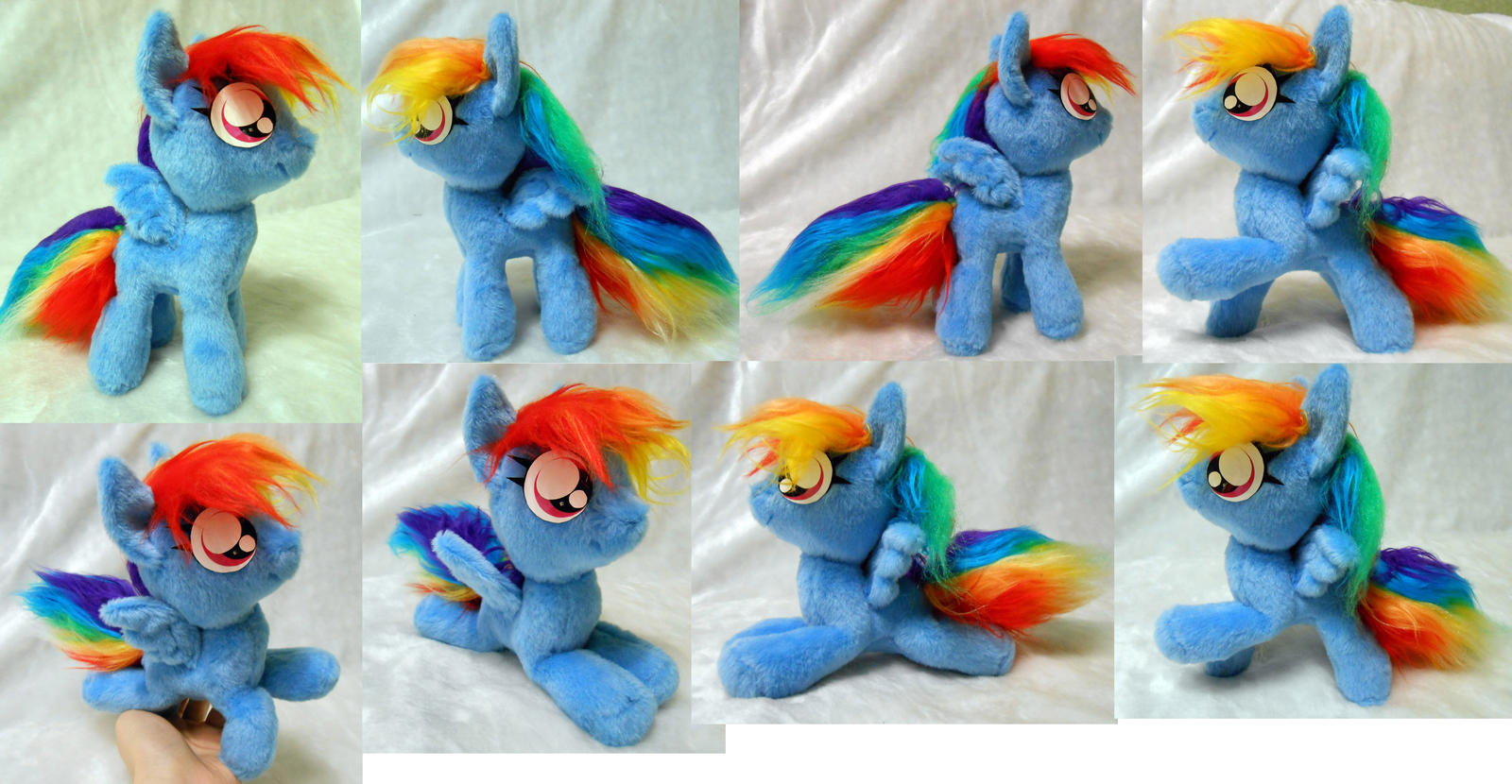 Small posable Rainbow Dash (commission)