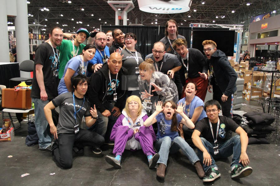 Funimation Booth FUNimation Booth NYCC 2012 by KiamaSamoyi on DeviantArt